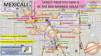 Street Map of Mexicali, Mexico with Indication where to find Streetworkers, Freelancers and Brothels. Also we show you the Bar, Nightlife and Red Light District in the City.